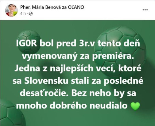 Aj krajina musi mat stastie