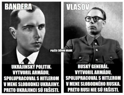 Bandera alebo Vlasov? Najdi rozdiel.