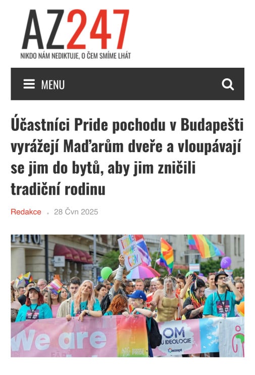 Utok na tradicnu rodinu