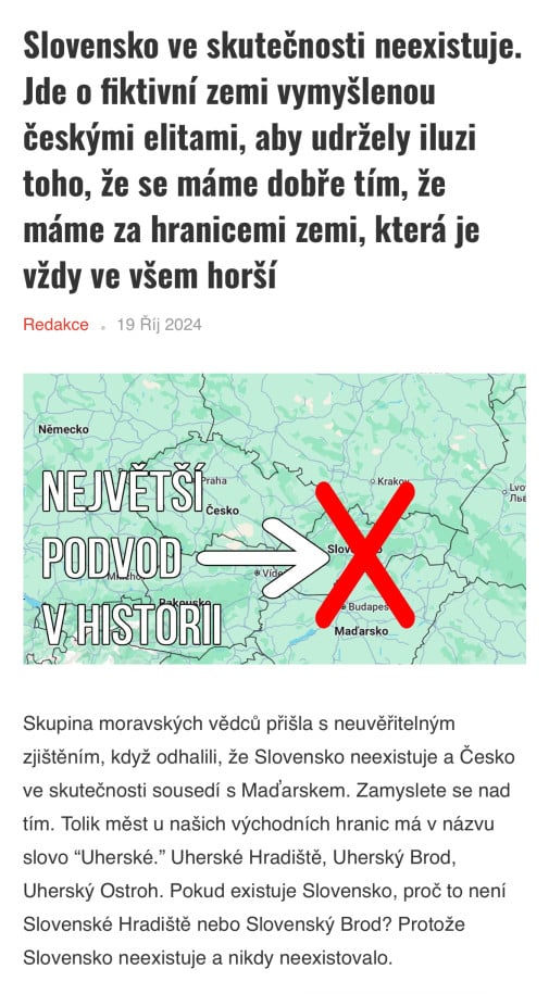 Slovensko je hoax